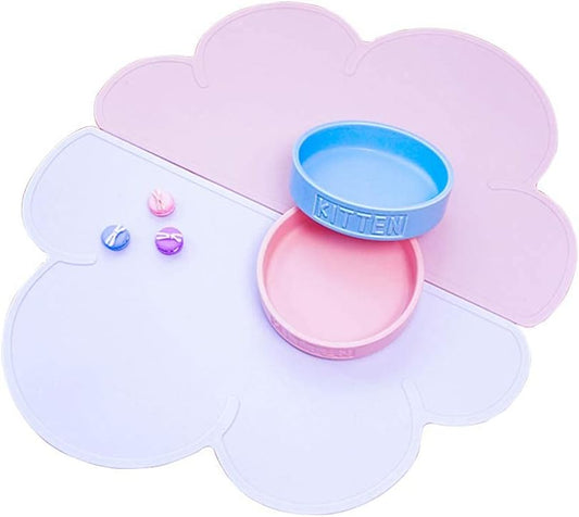 Lilac Cloud Feeding Mat